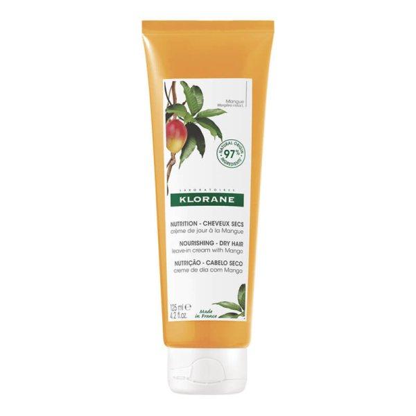 Klorane Öblítést nem igénylő krém töredezett hajvégekre (Nourishing Dry
Hair Leave-in Cream) 125 ml
