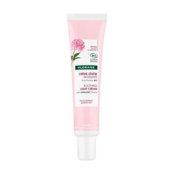 Klorane Arcnyugtató krém Bio bazsarózsa (Soothing Light Cream) 40 ml