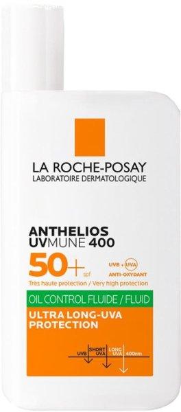 La Roche Posay Védőfluid érzékeny bőrre SPF 50+ Anthelios (UV Mune Oil
Control Fluid) 50 ml