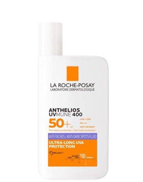 La Roche Posay Védő fluid pigmentfoltok ellen SPF 50+ Anthelios UVMune 400
(Anti-Dark Spots Fluid) 50 ml