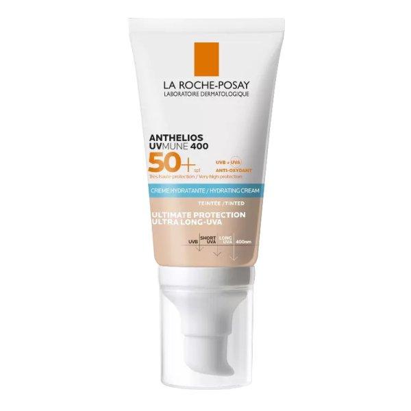 La Roche Posay Színezett fényvédő krém SPF 50 Anthelios UVMune 400 (Tinted
Hydrating Cream) 50 ml