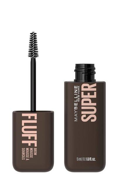 Maybelline Szemöldökzselé a telt és dús megjelenésért Superfluff (Brow
Mousse) 5 ml 262 Black Brown