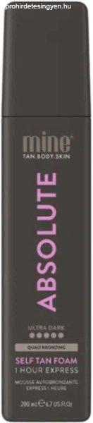 Minetan Ultra sötét önbarnító hab Absolute (Self Tan Foam) 200 ml