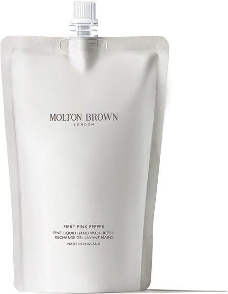 Molton Brown Csere utántöltő folyékony kézszappanhoz Fiery Pink Pepper
(Fine Liquid Hand Wash Refill) 400 ml