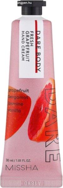 Missha Hidratáló kézkrém Dare Body Fresh Grapefruit (Hand Cream) 30 ml