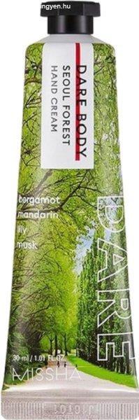 Missha Hidratáló kézkrém Dare Body Seoul Forest (Hand Cream) 30 ml
