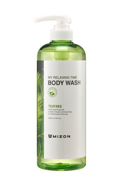 Mizon Tusfürdő irritált és problémás bőrre Teatree My Relaxing Time (Body
Wash) 800 ml