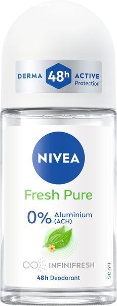 Nivea Golyós dezodor Pure & Natural Jázmin (Deodorant Roll-On) 50 ml