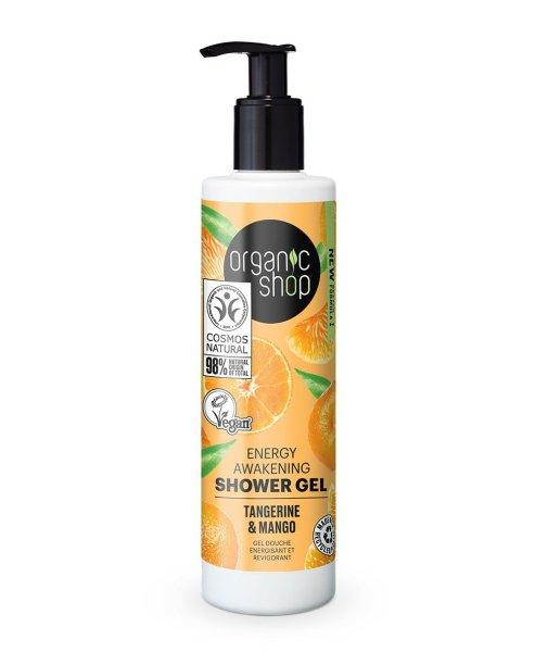 Organic Shop Felfrissítő tusfürdő Mandarin és mangó (Energy Awakening
Shower Gel) 280 ml