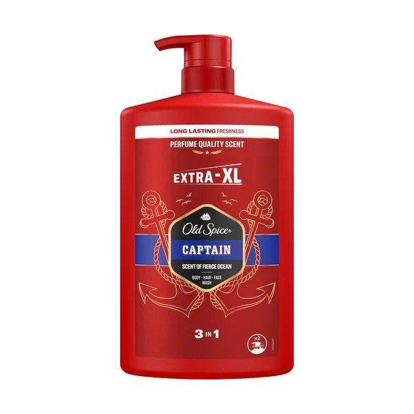 Old Spice Tusfürdő férfiaknak Captain (Body-Hair-Face Wash) 1000 ml