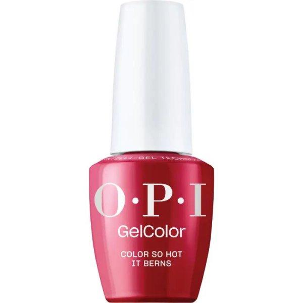 OPI Zselés körömlakk GelColor 15 ml Color So Hot It Berns