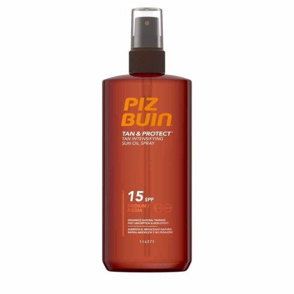 Piz Buin Tan & Protect barnulást elősegítő olajspray SPF 15 (Accelerating
Oil Spray) 150 ml