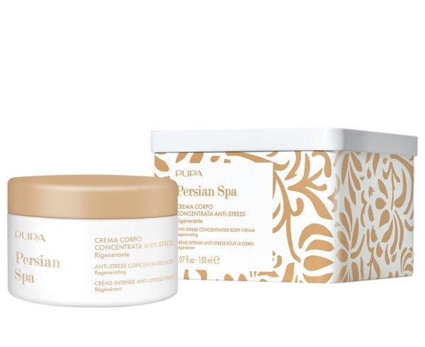 PUPA Milano Testápoló krém dobozban Persian Spa (Anti-Stress Concentrate Body
Cream) 150 ml