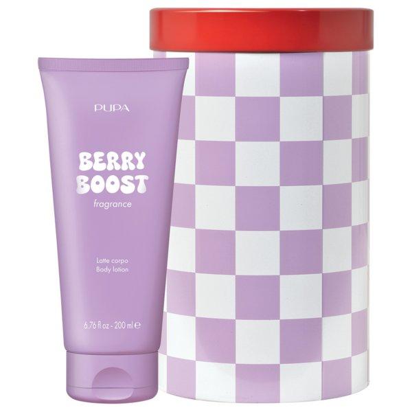 PUPA Milano Testápoló tej Berry Boost Happy Box (Body Lotion) 200 ml