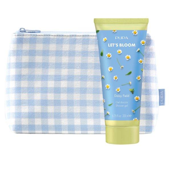 PUPA Milano Tusfürdő táskával Daisy Field Let´s Bloom (Shower Gel) 200 ml