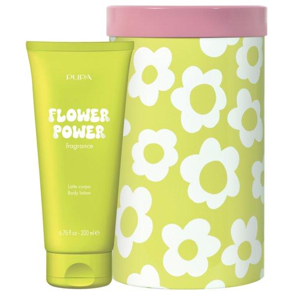PUPA Milano Testápoló tej Flower Power Happy Box (Body Lotion) 200 ml