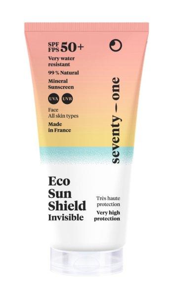SeventyOne Láthatatlan fényvédő arcra SPF 50+ (Invisible Eco Sun Shield) 50
ml