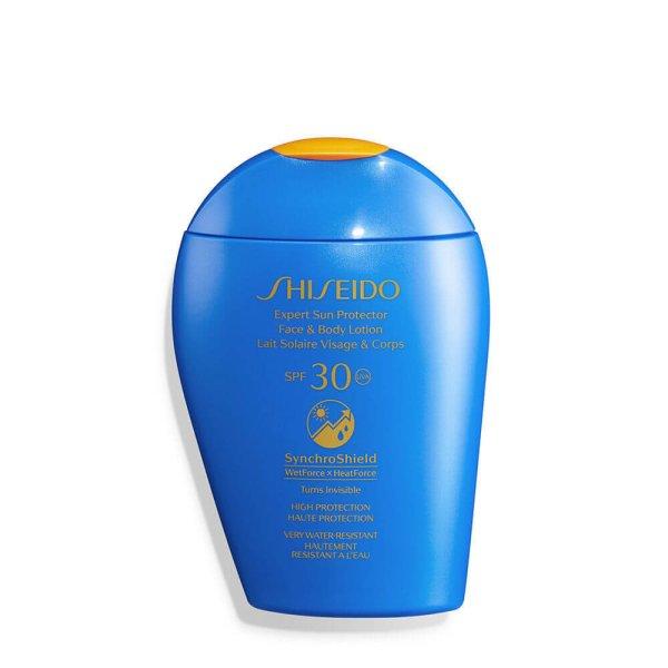 Shiseido Vízálló naptej SPF 30 Expert Sun Protector (Face & Body Lotion) 150
ml