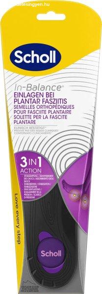 Scholl Ortopéd talpbetét In-Balance Plantar Fasciitis (Insole) 1 pár Large