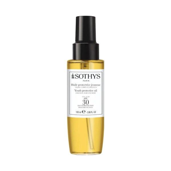 SOTHYS Paris Fényvédő olaj arcra, testre és hajra SPF 30 (Youth Protective
Oil) 100 ml