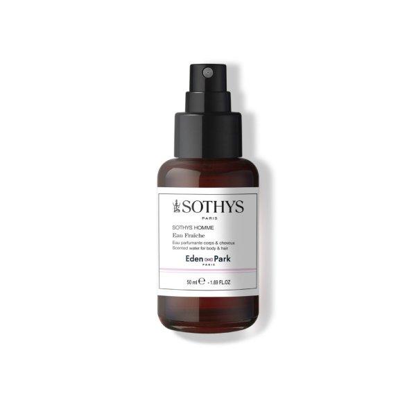 SOTHYS Paris Frissítő víz testre és hajra Sothys Homme Eau Fraiche (Scented
Water for Body & Hair) 50 ml