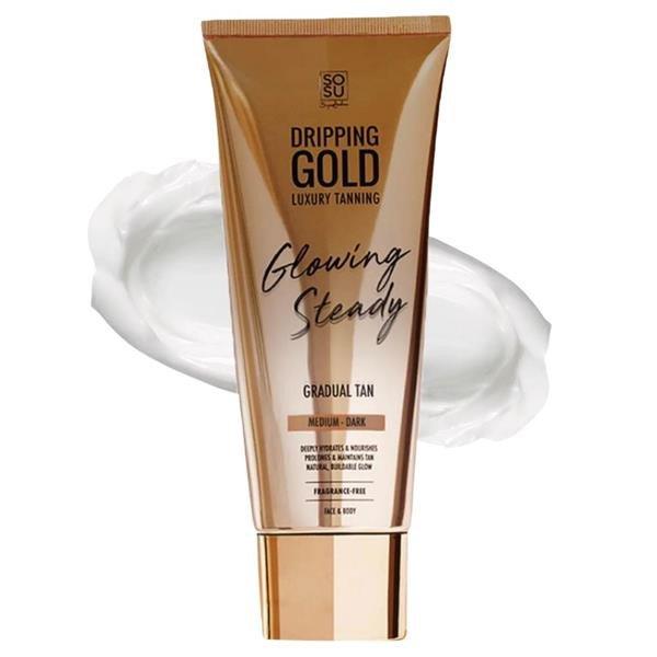 Dripping Gold Önbarnító krém Medium/Dark Dripping Gold Glowing Steady
(Gradual Tan) 200 ml