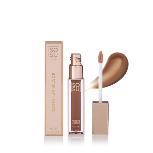 SOSU Cosmetics Szájfény Shimmer (Lip Glaze) 6 ml Almond Butter