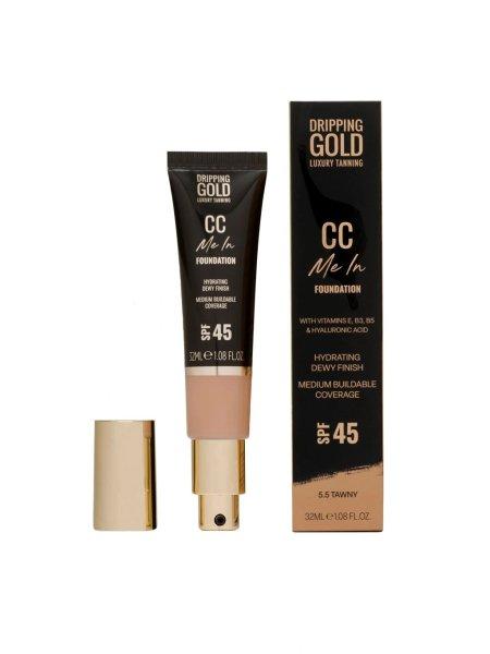 Dripping Gold Könnyű hidratáló smink és CC krém SPF 45 Me In (CC
Foundation) 32 ml 5.5 Tawny