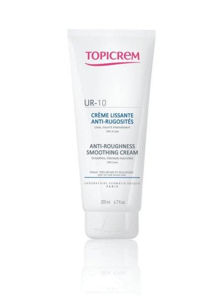 Topicrem Testápoló krém durva és száraz bőrre UR10 (Anti Roughness
Smoothing Cream) 200 ml