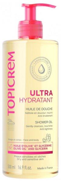 Topicrem Tusolóolaj száraz és érzékeny bőrre Ultra-Hydrating (Shower Oil)
500 ml