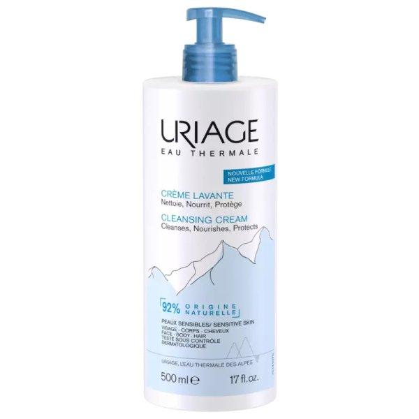 Uriage Szappanmentes mosakodó krémes gél (Cleansing Cream) 500 ml