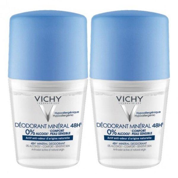 Vichy Ásványi golyós dezodor készlet (Mineral Deodorant) 2 x 50 ml