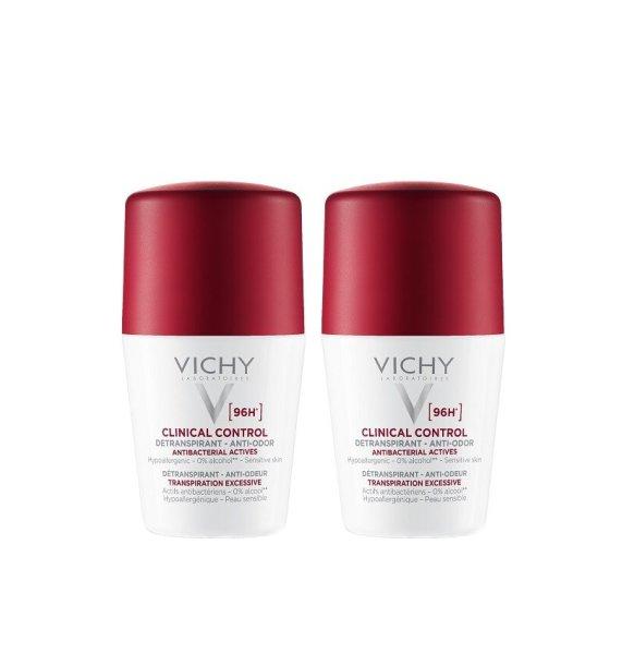 Vichy Golyós dezodor készlet szagok ellen Clinical Control 96h (Detranspirant)
2 x 50 ml