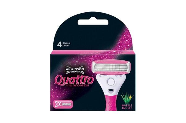 Wilkinson Sword Borotvabetét Wilkinson Quattro for Women 3 db