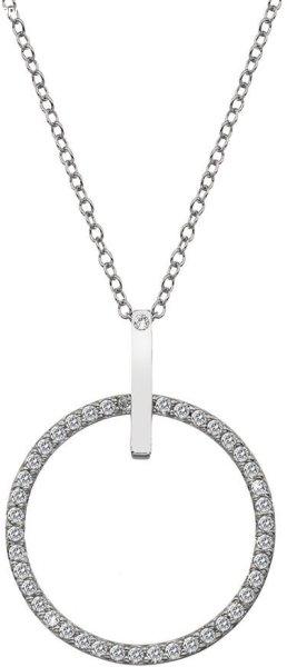 Hot Diamonds Ezüst nyaklánc gyémánttal Flora DP718 (lánc, medál)