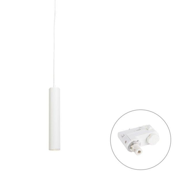 Design függőlámpa fehér, 3 fázisú sínadapterrel - 3 fázisú Tuba Small