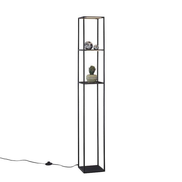 Design állólámpa fekete, beépített LED-del és érintőképernyős
dimmerrel - Jitske