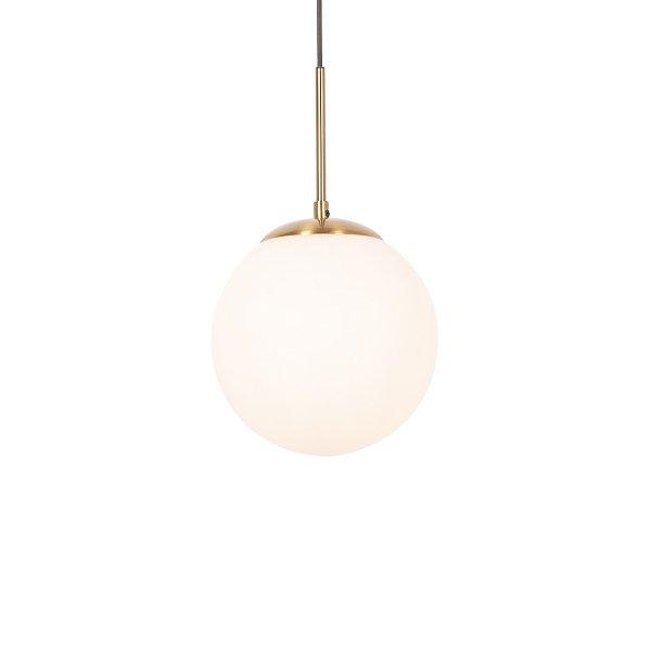 Art Deco lógólámpa arany opálüveggel - Flore