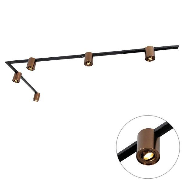 1 fázisú sínrendszer 5 spotlámpával sötét bronz és fekete színben -
Rondoo Up