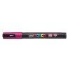 Dekormarker, 0,9-1,3 mm, UNI "Posca PC-3M", fukszi