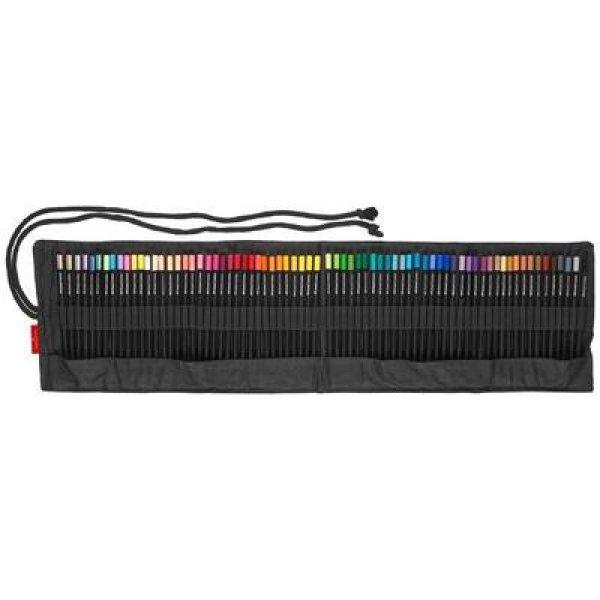 Színesceruza készlet, háromszögletű, FABER-CASTELL "Black
Edition", 72 különböző szín