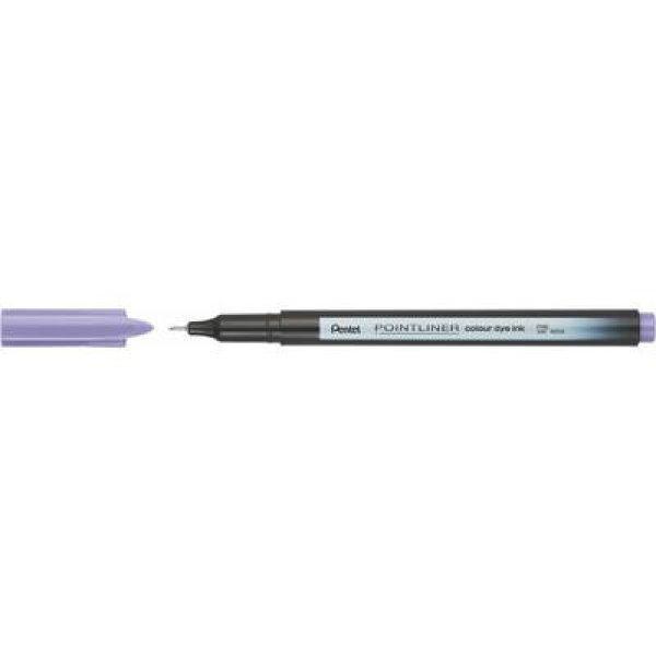 Tűfilc, 0,4 mm, PENTEL "Pointliner", levendula