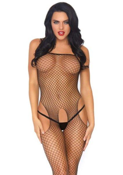 Leg Avenue Seamless Net Suspender Bodystocking