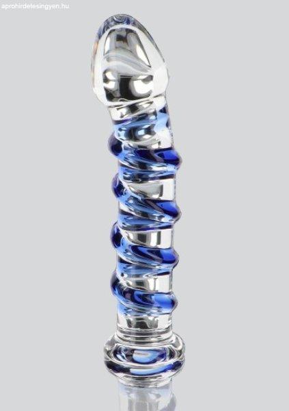 ToyJoy Glass Worxx G Spot Gemstone skleněné dildo