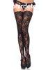 Leg Avenue Stay Up of Floral Lace