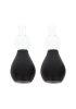 Taboom Nipple Enlargers with 8 Rings Black