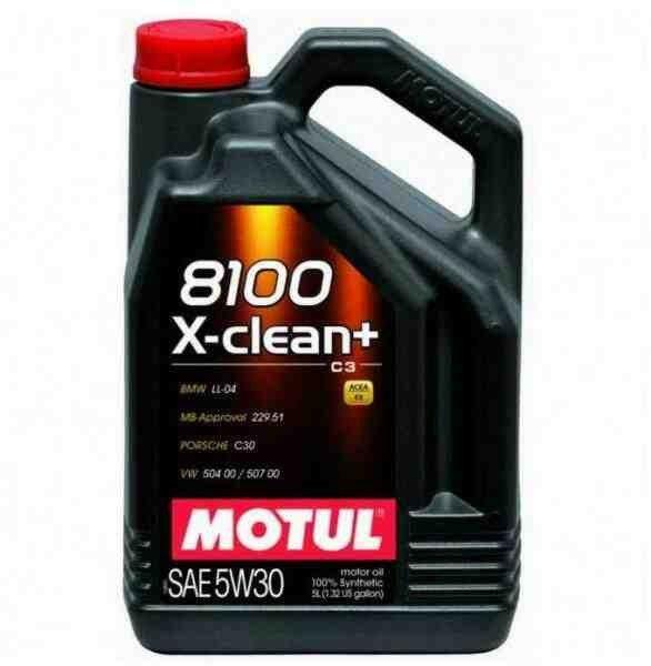 Motorolaj – Motul 8100 X-Clean+ – 5W30 – szintetikus – 5 liter