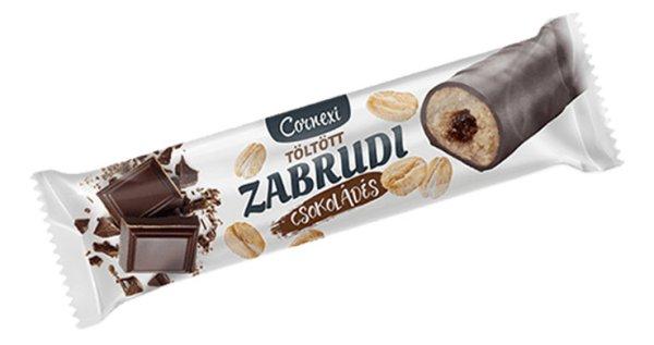 Cornexi zabrudi csokoládés töltelékkel töltött zabrúd kakaós bevonattal
30 g