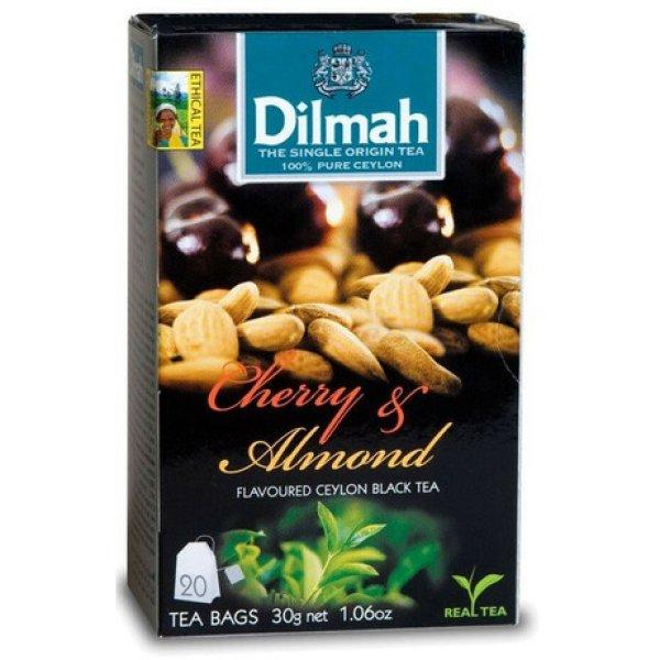 DILMAH FEKETE TEA CSERESZ&MANDULA 20DB
