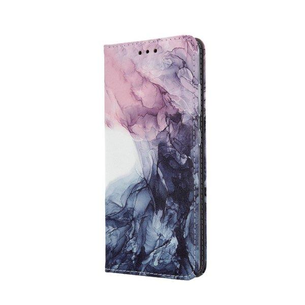 Smart Trendy - Apple iPhone 13 (6.1) oldalra nyíló mágneses könyv tok
szilikon belsővel (Marble 6)
